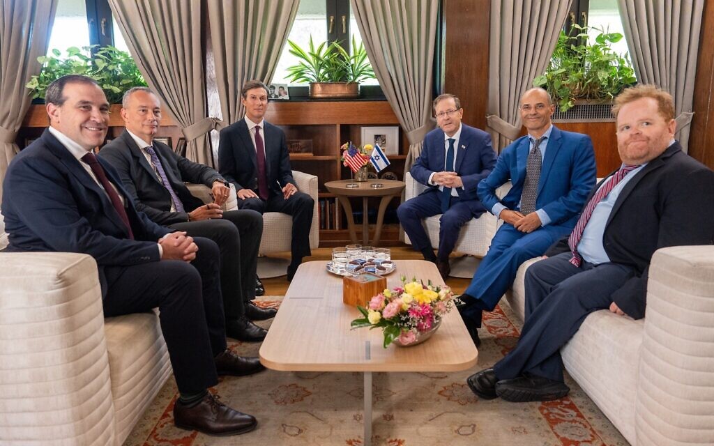 Herzog hails centrality of 'Israel's security interests' in US-backed ...