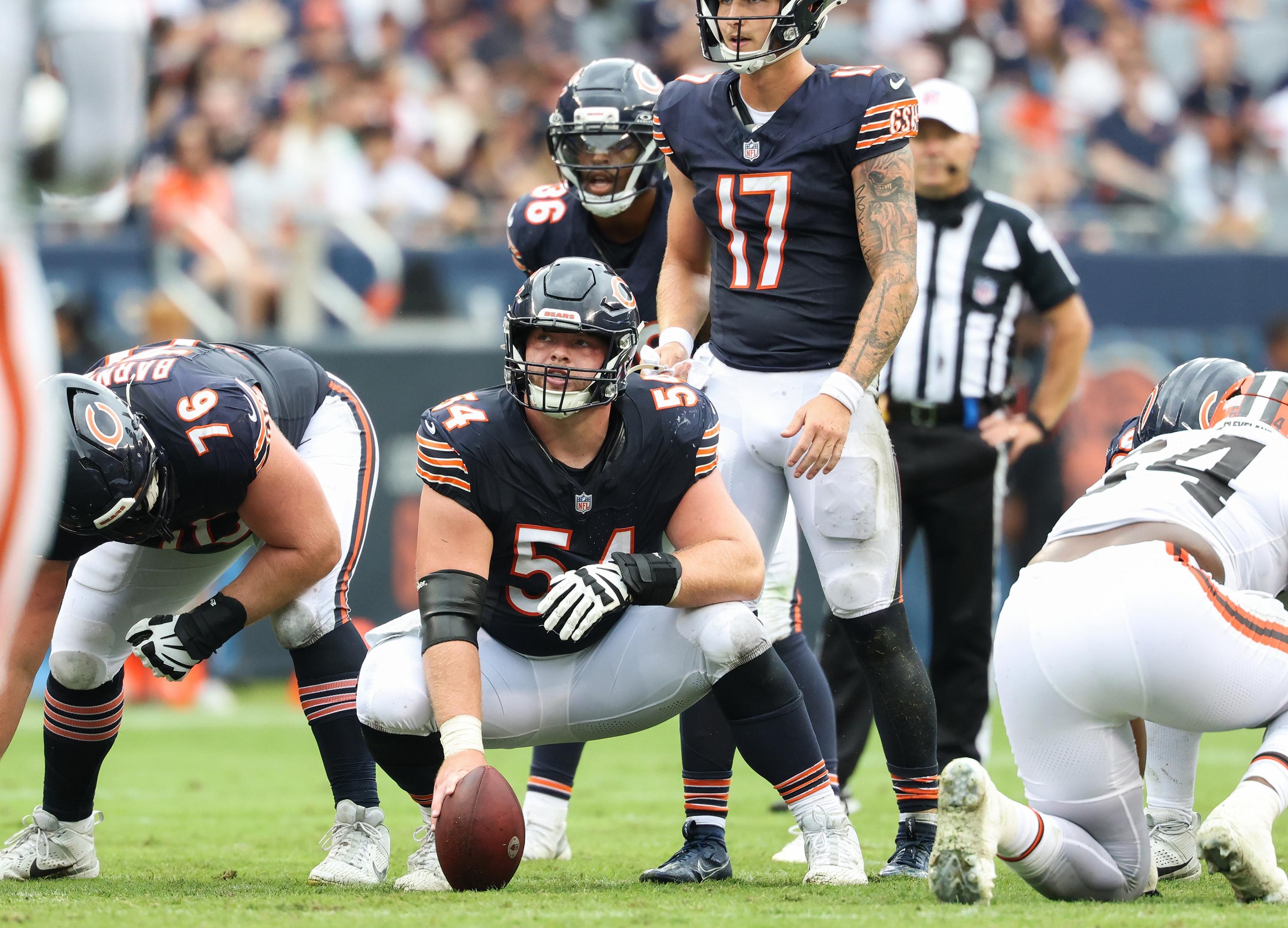 Depth in the trenches: Notes from the Bears win over the Browns
