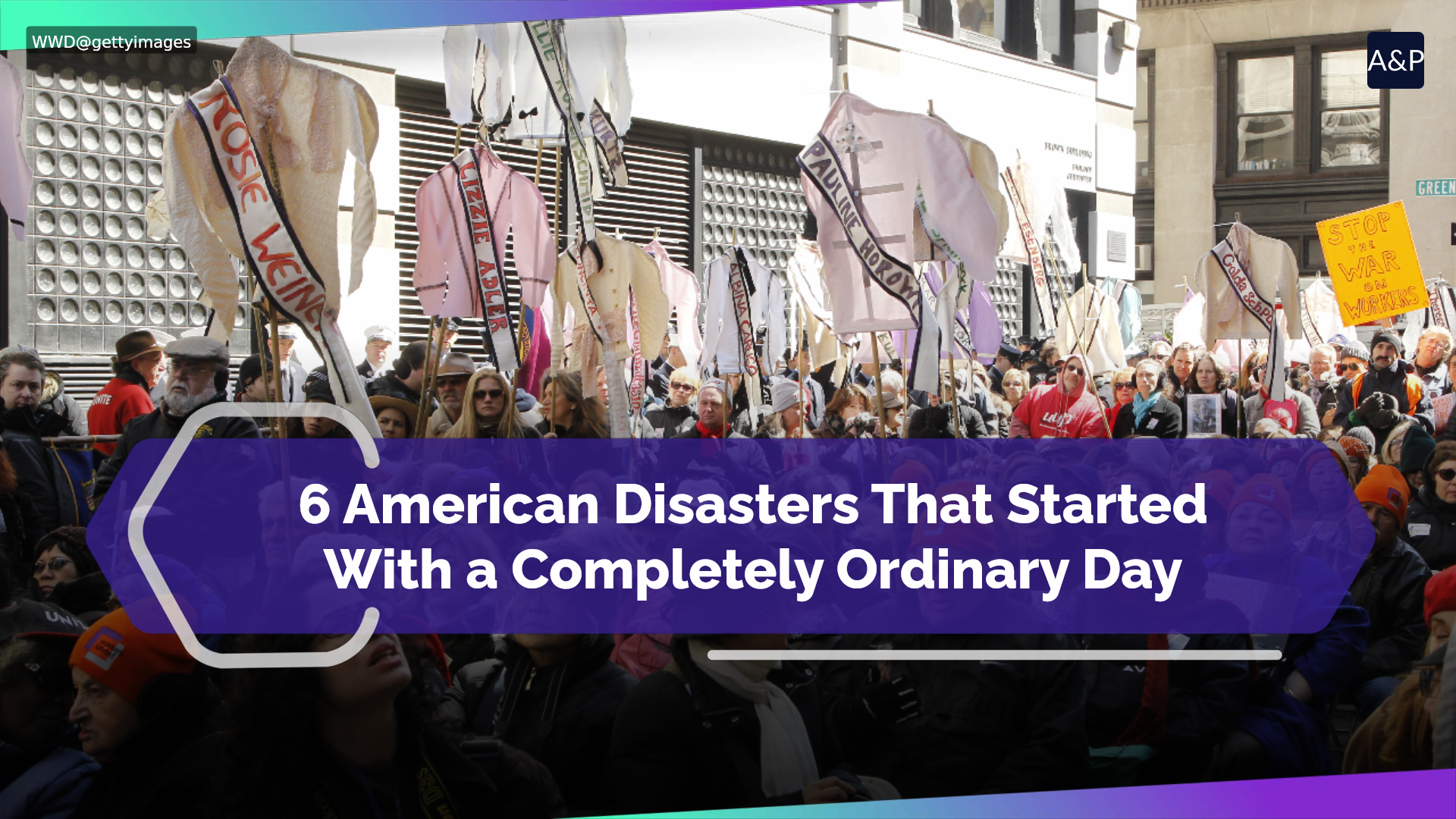 6 American disasters that started with a completely ordinary day