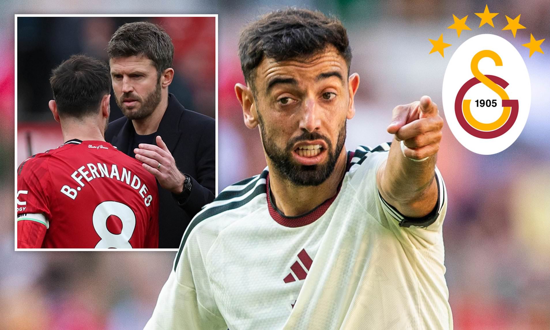 Man United stand firm on captain Bruno Fernandes' stance as Galatasaray 'prepare stunning offer'
