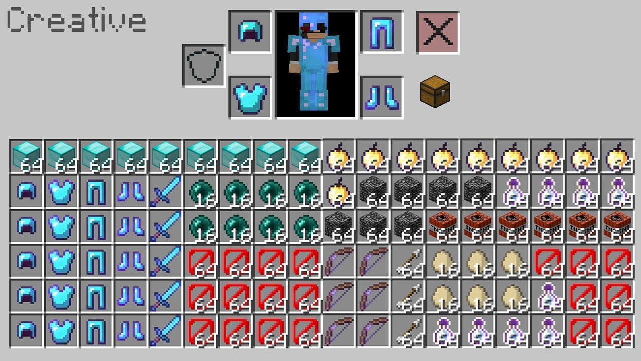 I got creative mode for 30 seconds in Minecraft Skywars