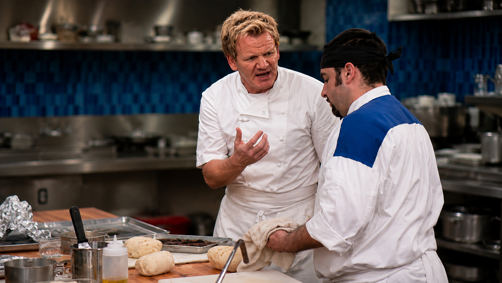 Ben falls apart under Chef Ramsay's pressure over Wellingtons