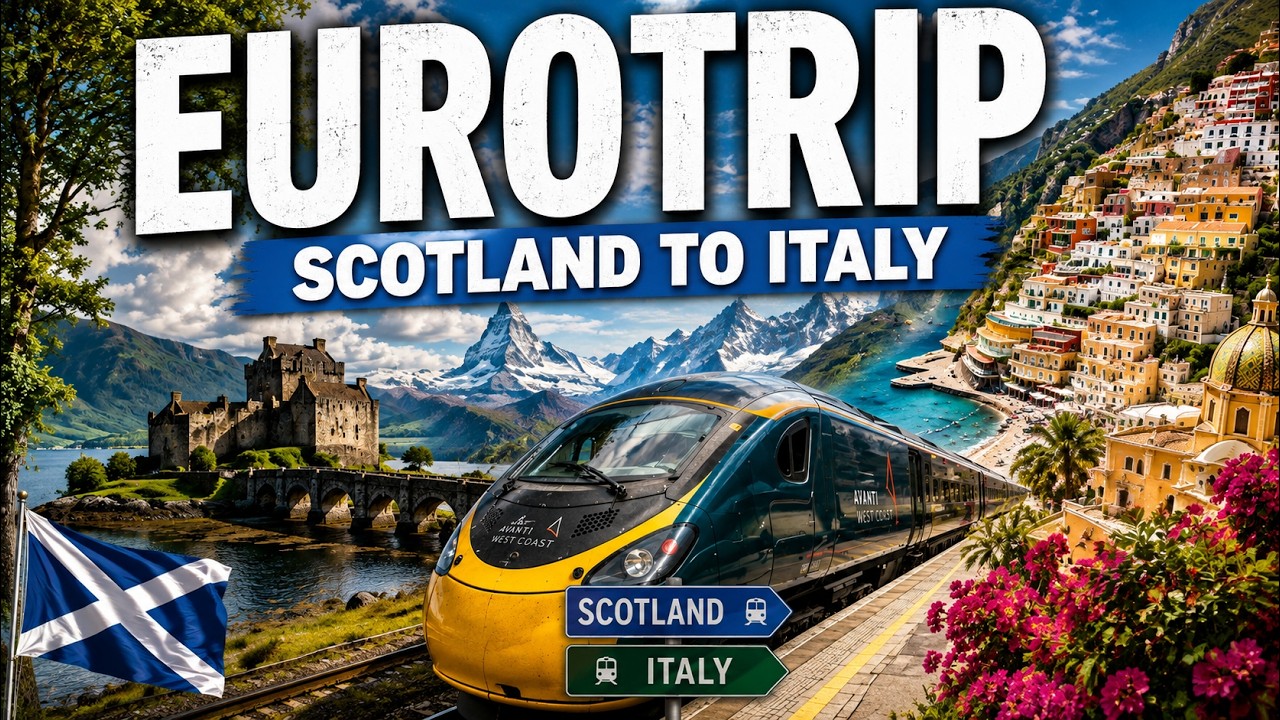 Scotland to Italy without flying | Epic European train journey