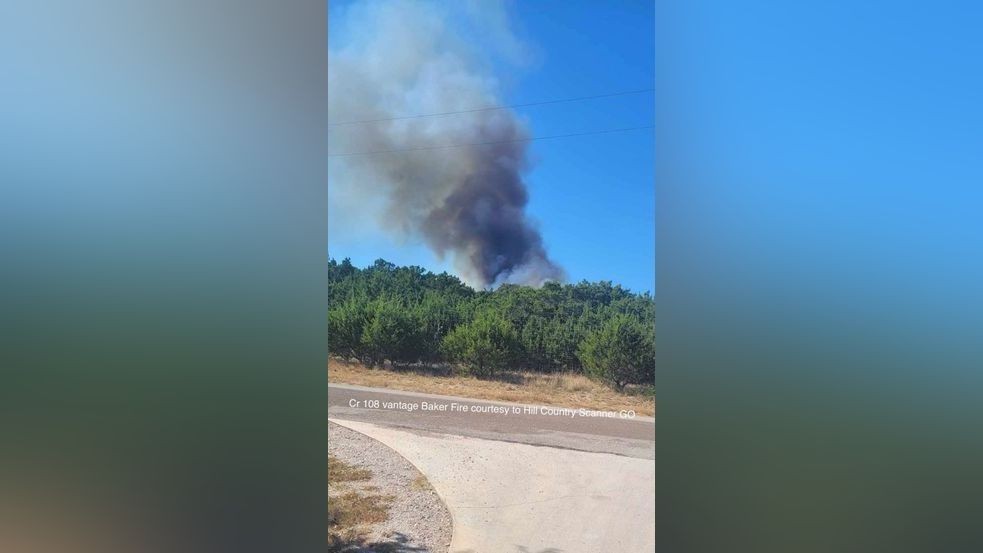 Baker Fire burns 14 acres in Burnet County, 75% contained