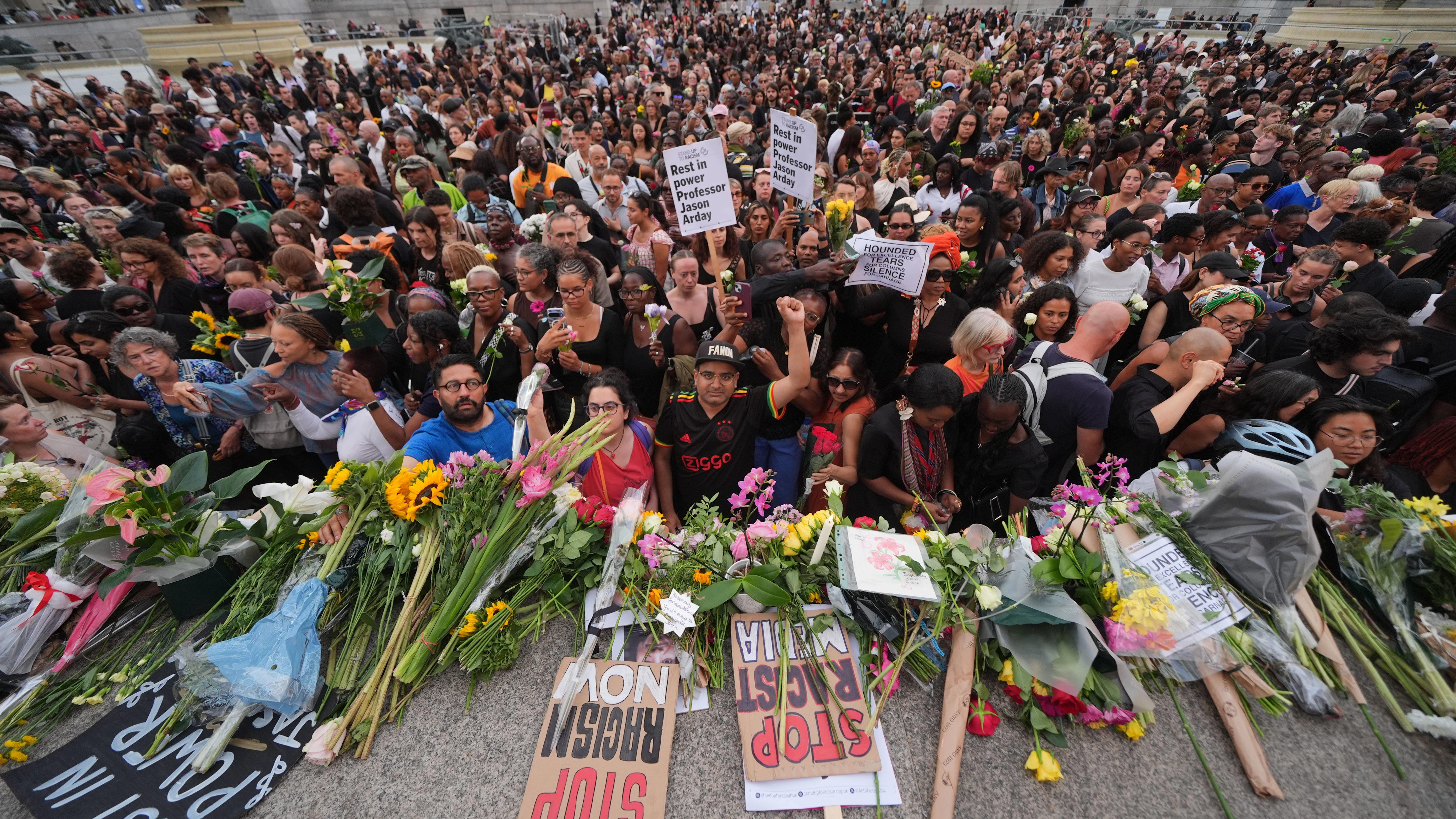 Professor Jason Arday was victim of 'public execution', vigil hears