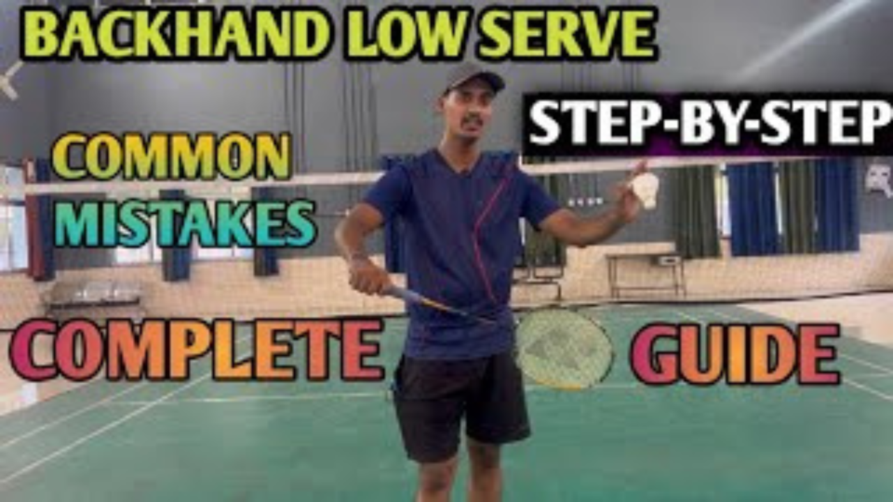 Mastering the low serve from the backhand side