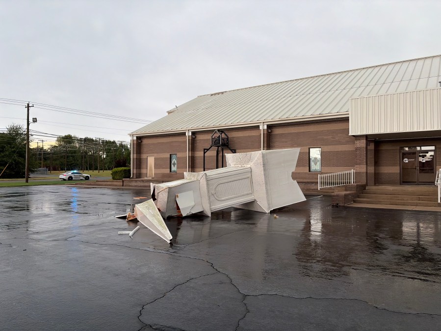 Photos: Storm damage begins to emerge Monday across central Arkansas