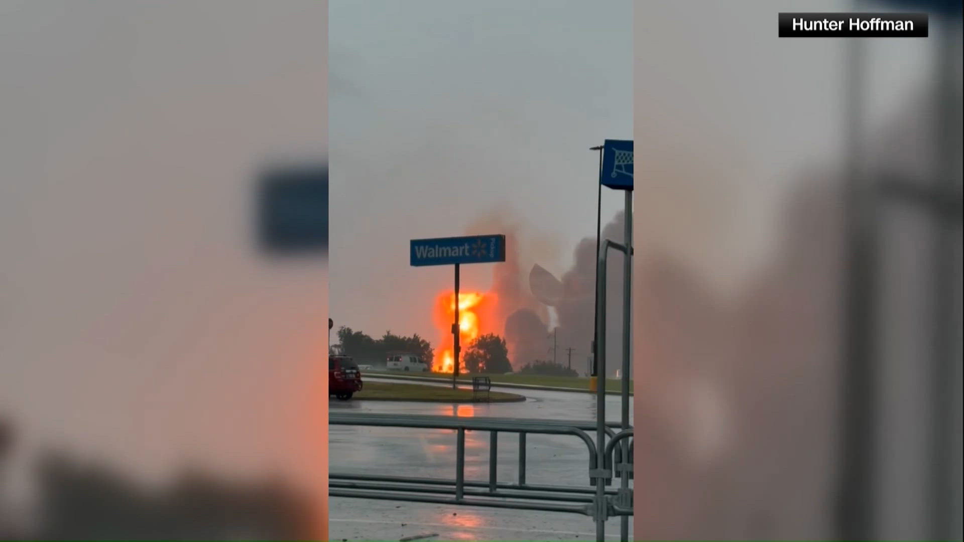 Lightning strike triggers explosion at Oklahoma gas storage tank