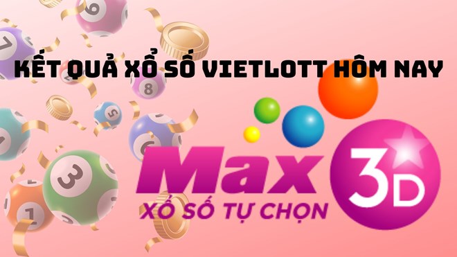 Kết quả xổ số Vietlott hôm nay 17.8: Max3D