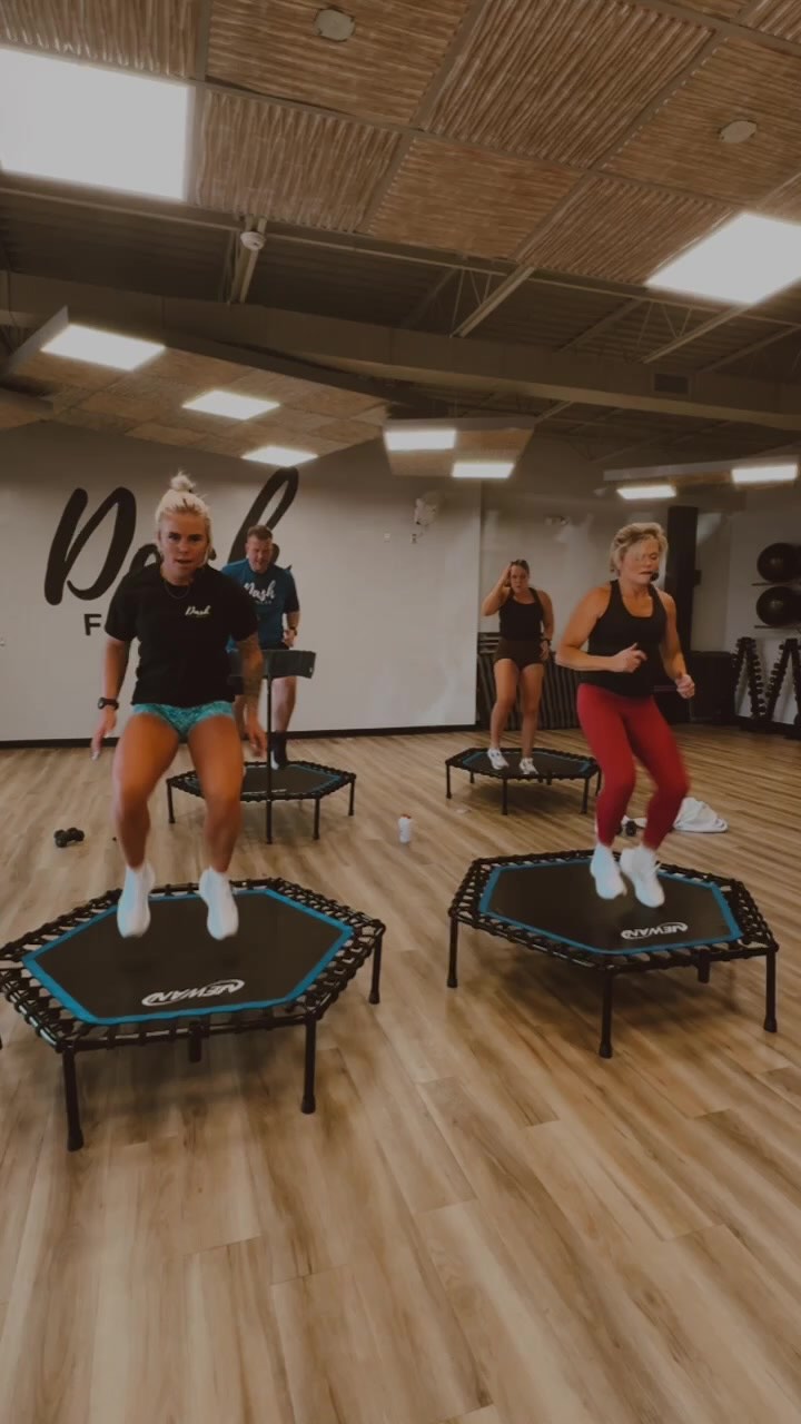 Trampoline bootcamp brings energy to home workouts