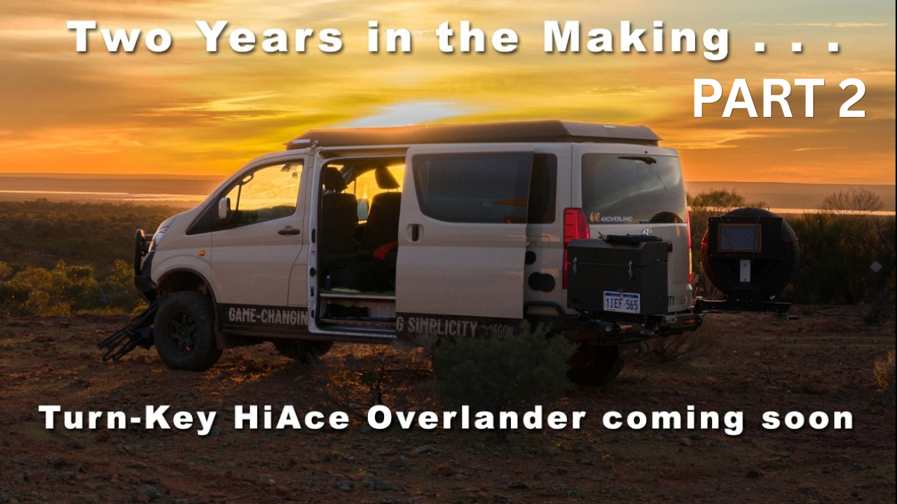HiAce 4x4 van build finally takes shape part 2