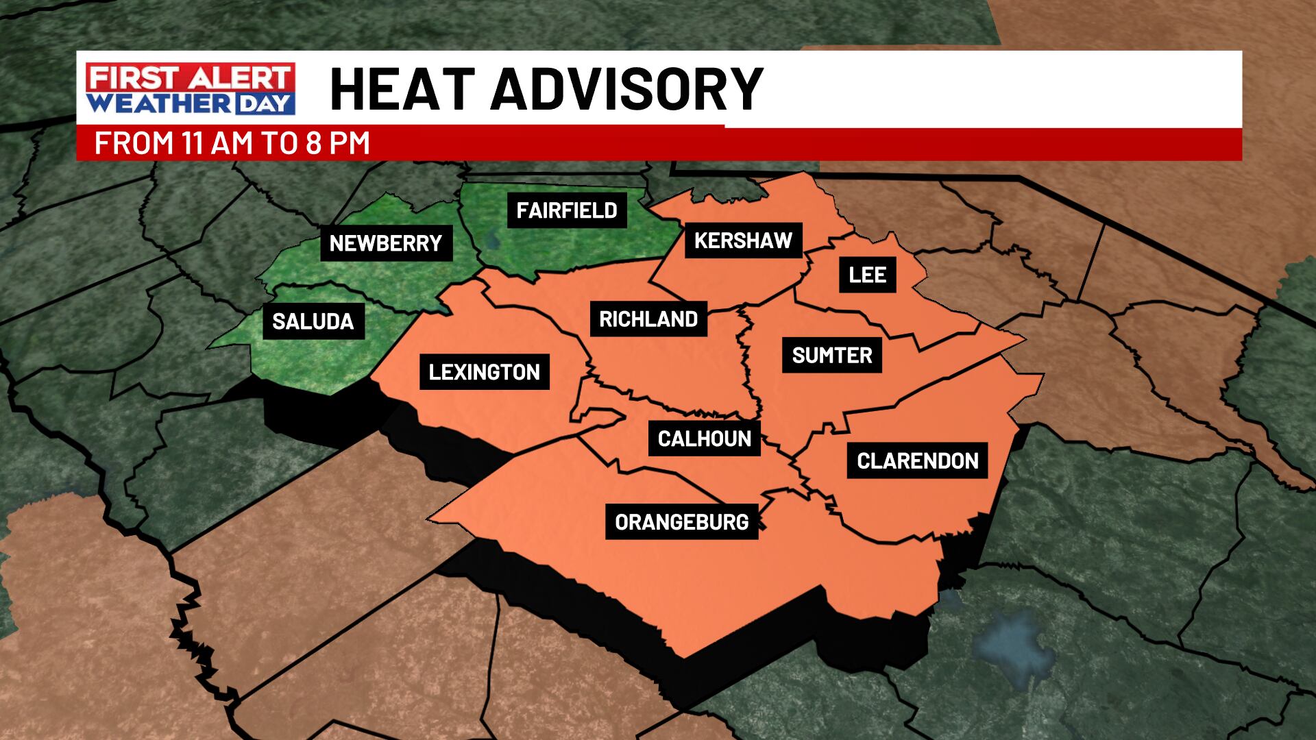 First alert weather day for dangerous heat and humidity