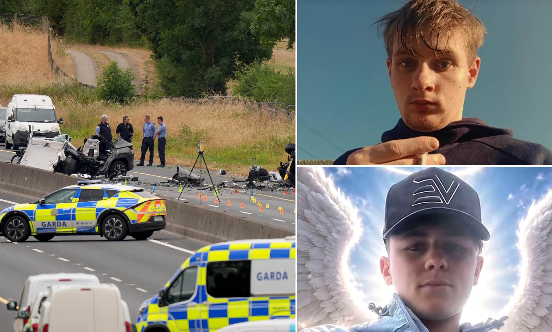 Five teens killed after their stolen car crashed on motorway had been terrorising communities