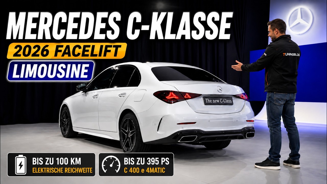 2026 Mercedes C-Klasse Limousine (W 206): Das Facelift im Detail