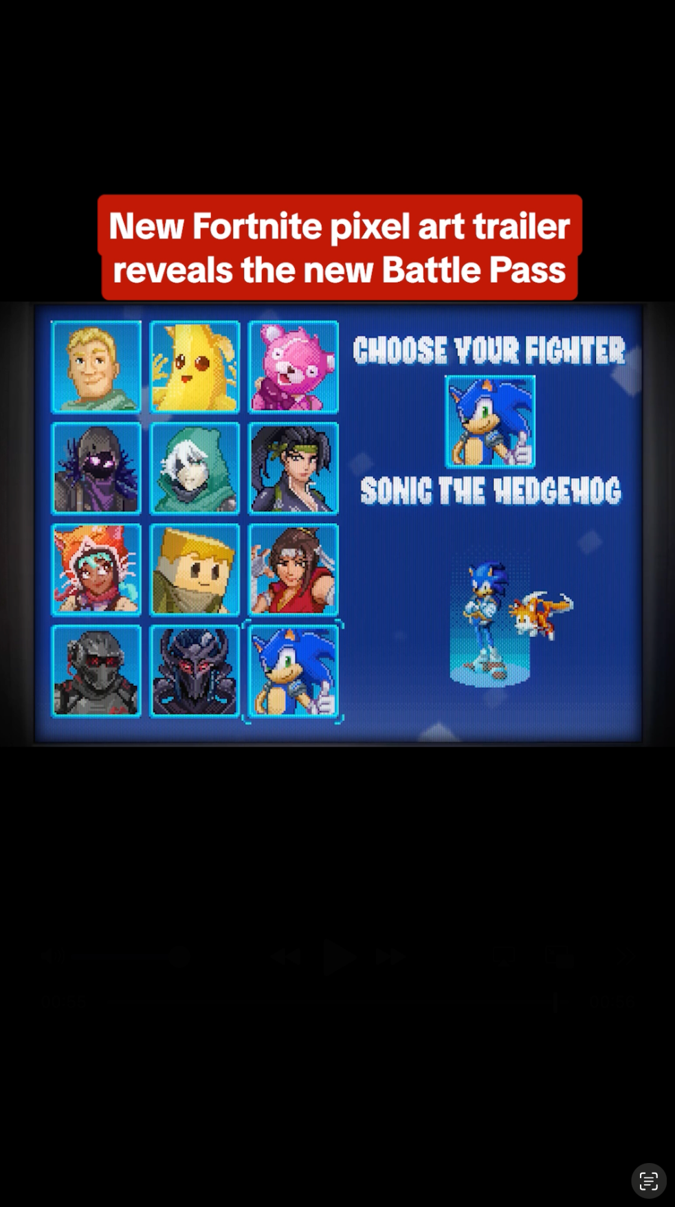 New Fortnite override battle pass revealed in pixel art form, includes ...