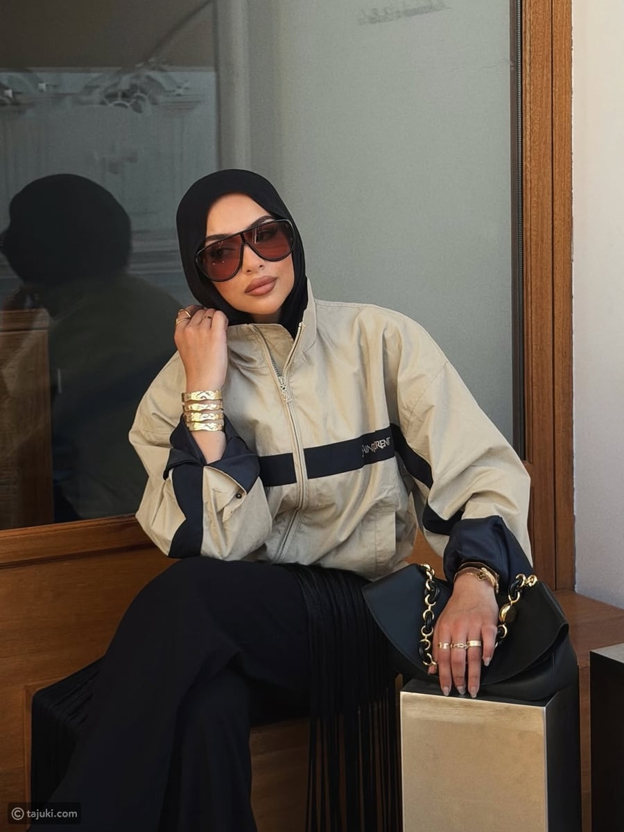 لفة الحجاب الملتصق العصري بأسلوب سهى طه