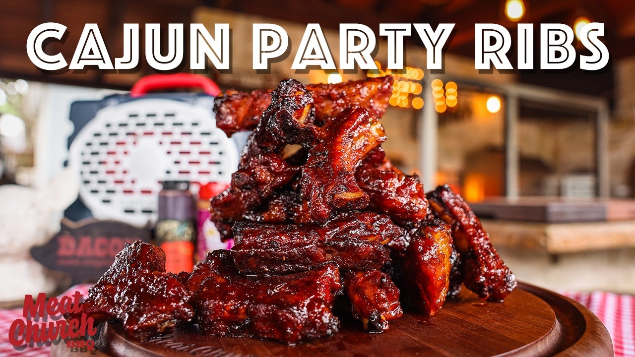 Make Cajun party ribs with big, bold flavor