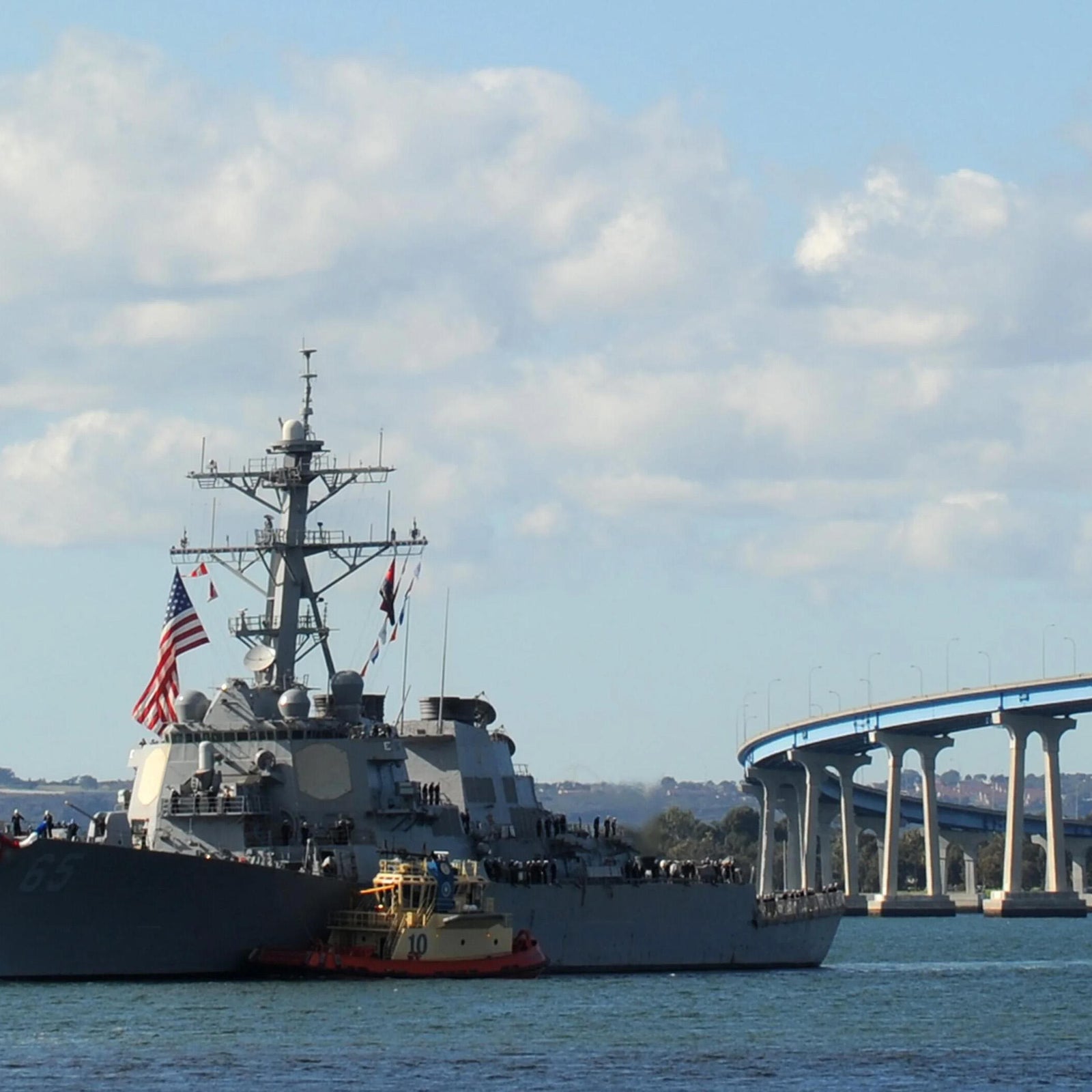 USS Benfold went days without power in the South China Sea