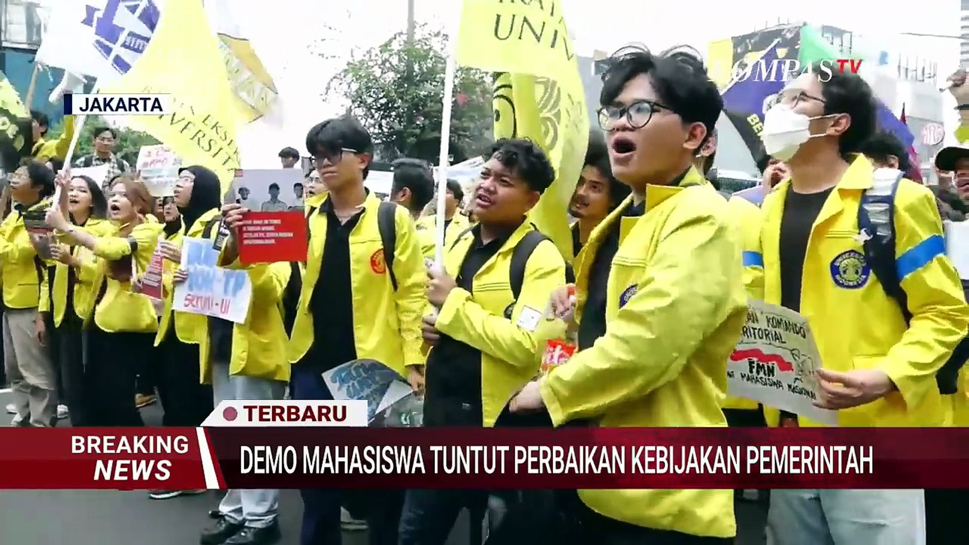Terkini! Hendak ke Bundaran HI, Mahasiswa BEM UI Masih Tertahan di ...