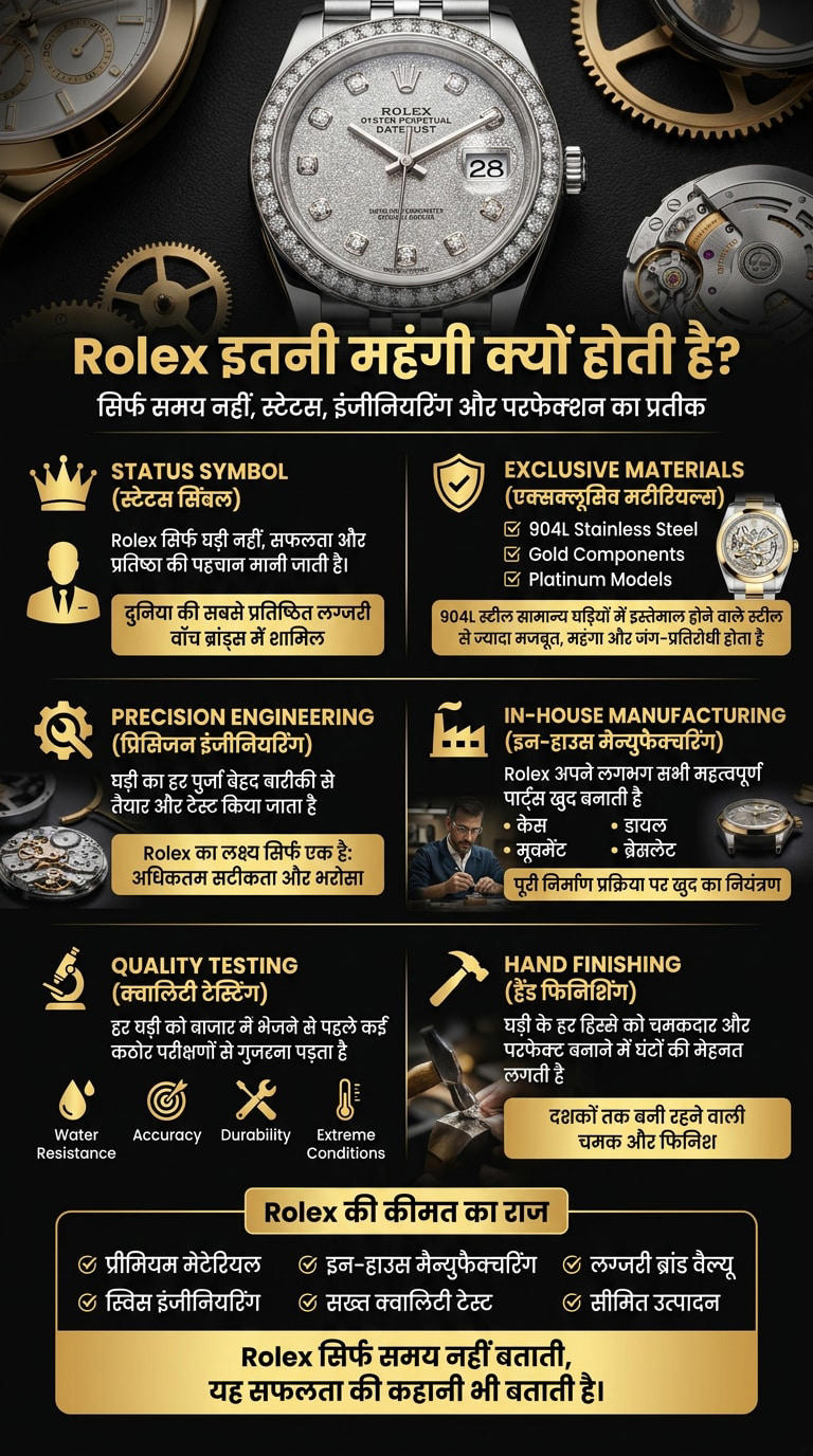 रोलेक्स की सबसे सस्ती घड़ी कितने की आती है? कहानी उस कंपनी की, जो डेढ़ ...
