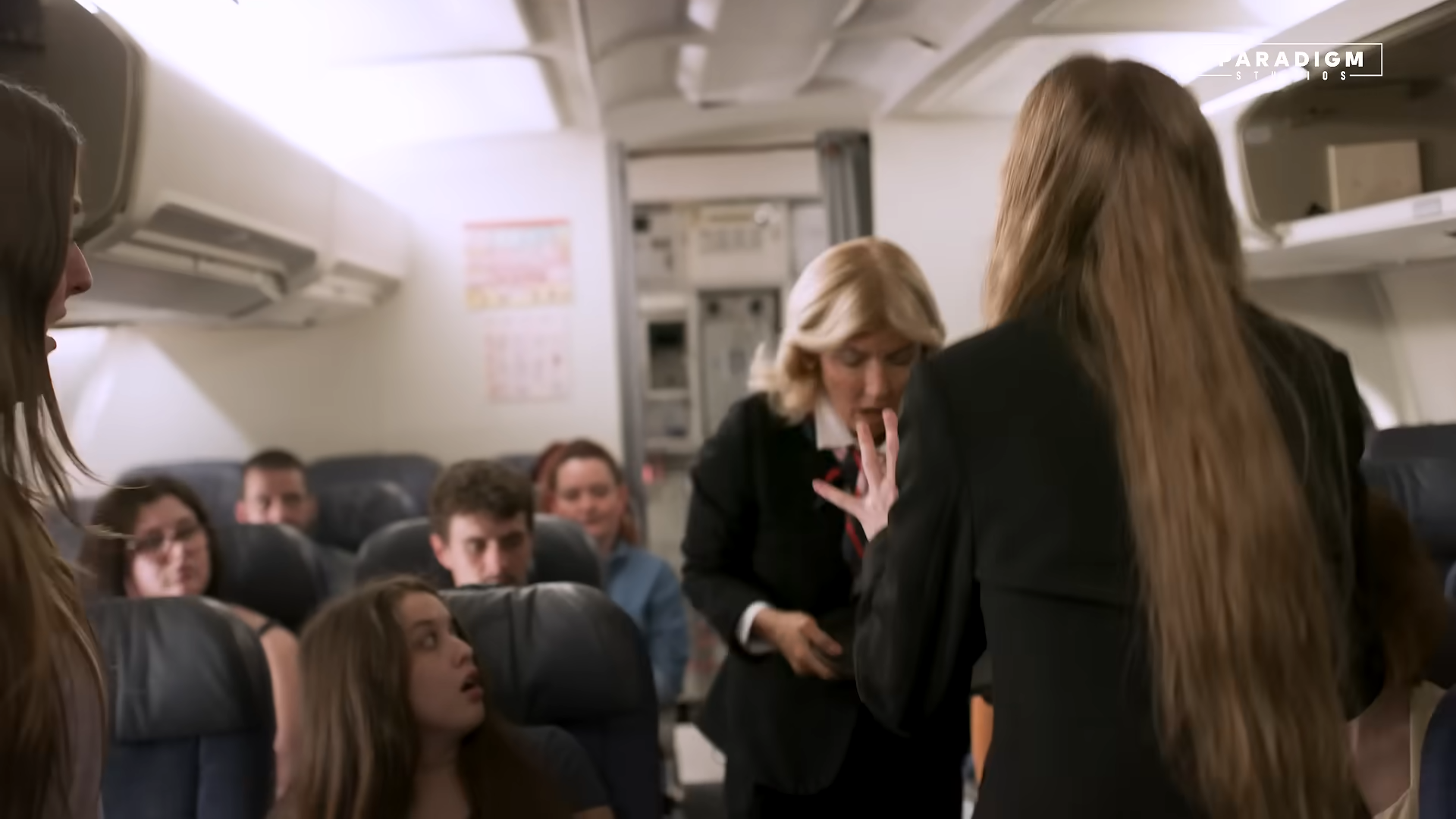 She complained the passenger was taking up too much of her seat then ...