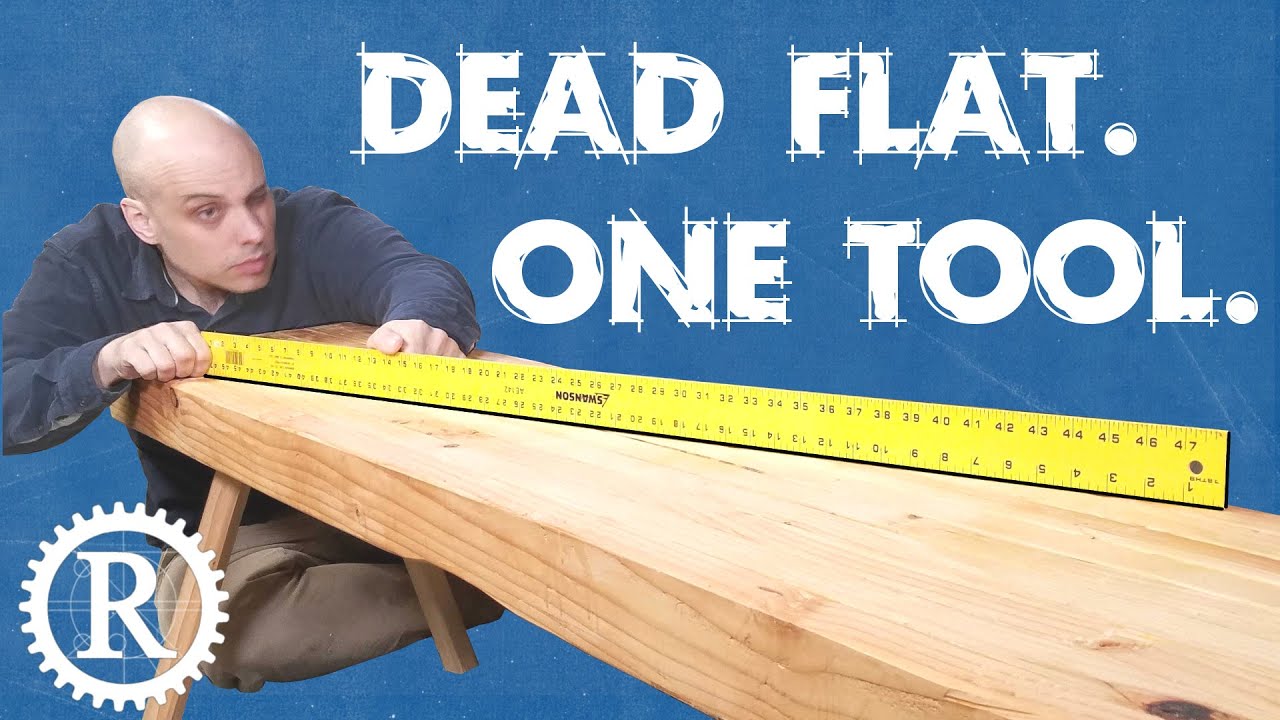 Flattening the $30 workbench with one cheap plane
