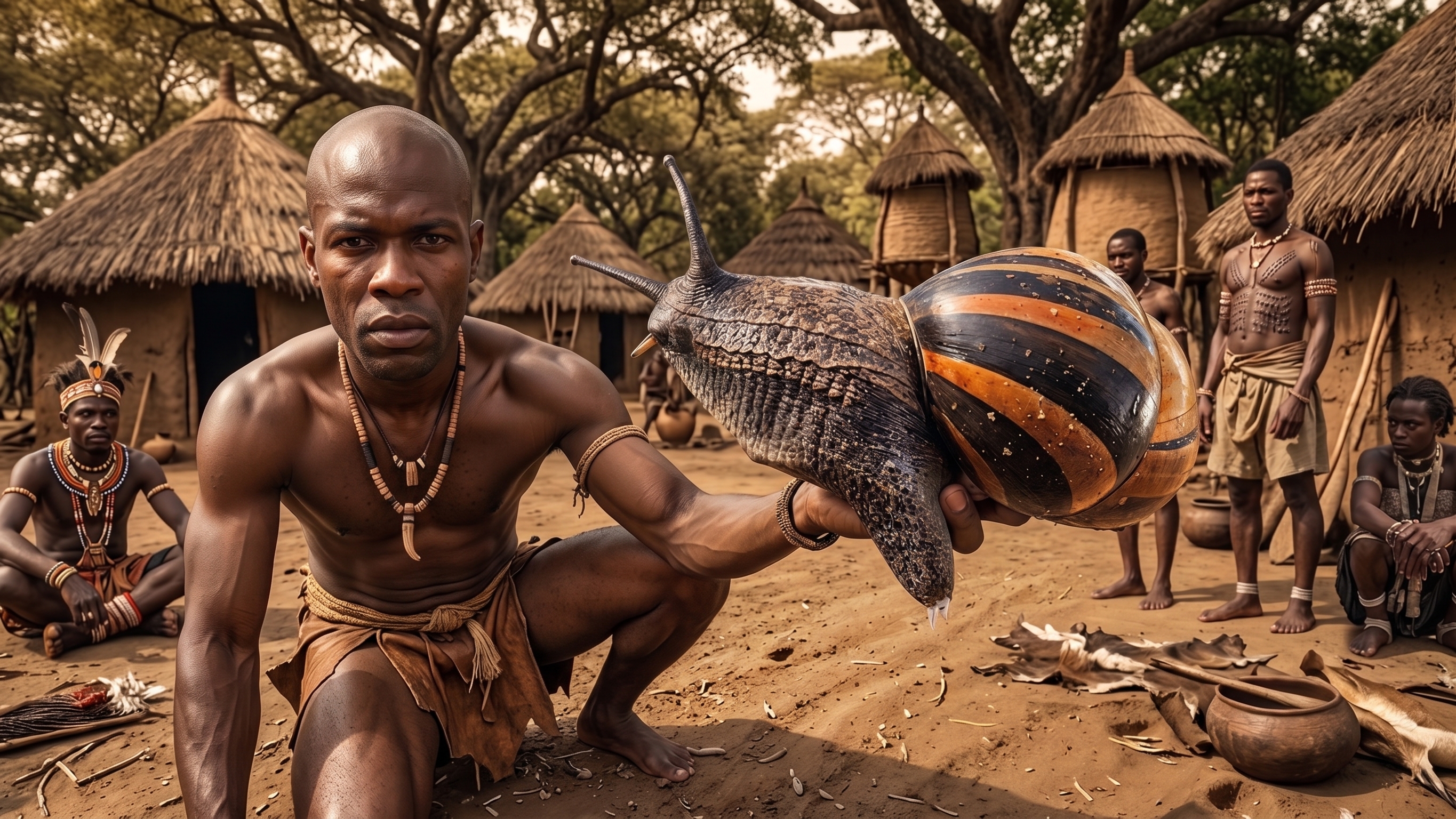 How an African village prepares giant snails bigger than your hand