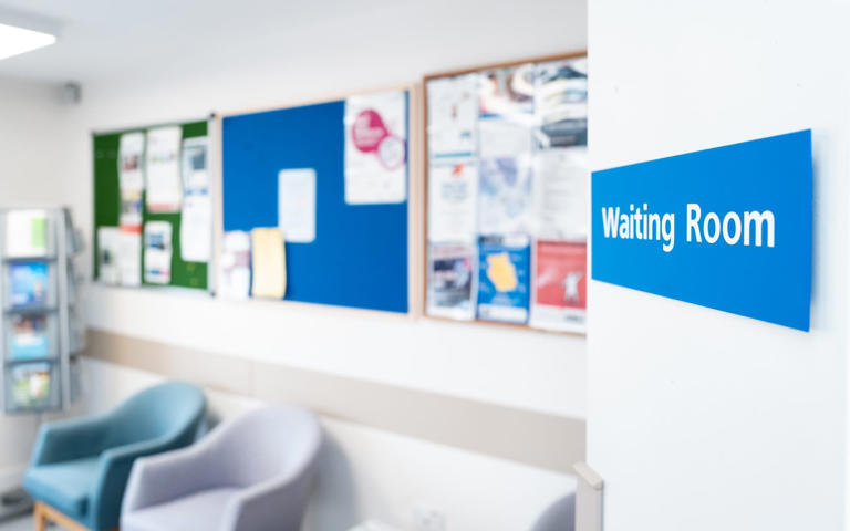 NHS waiting room