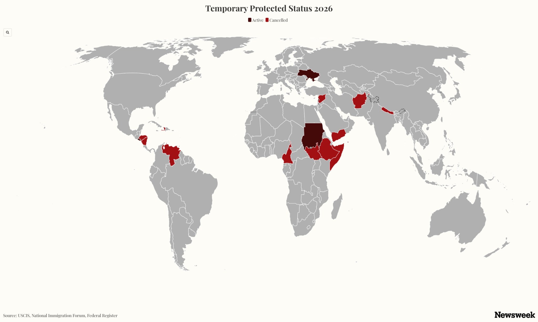 Map shows extent of Trump's TPS terminations: Which countries could be next