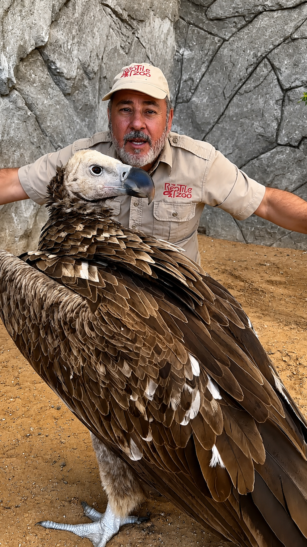 Lappet-faced vulture reveals what makes this giant bird unique