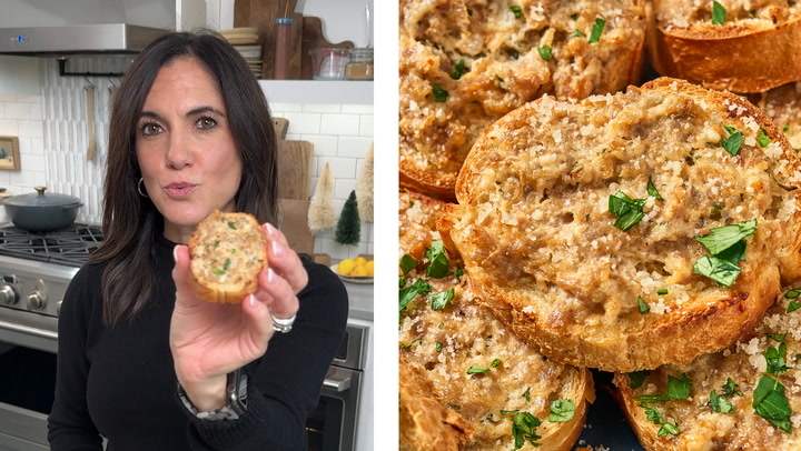 Easy Italian sausage and cheese party puffs