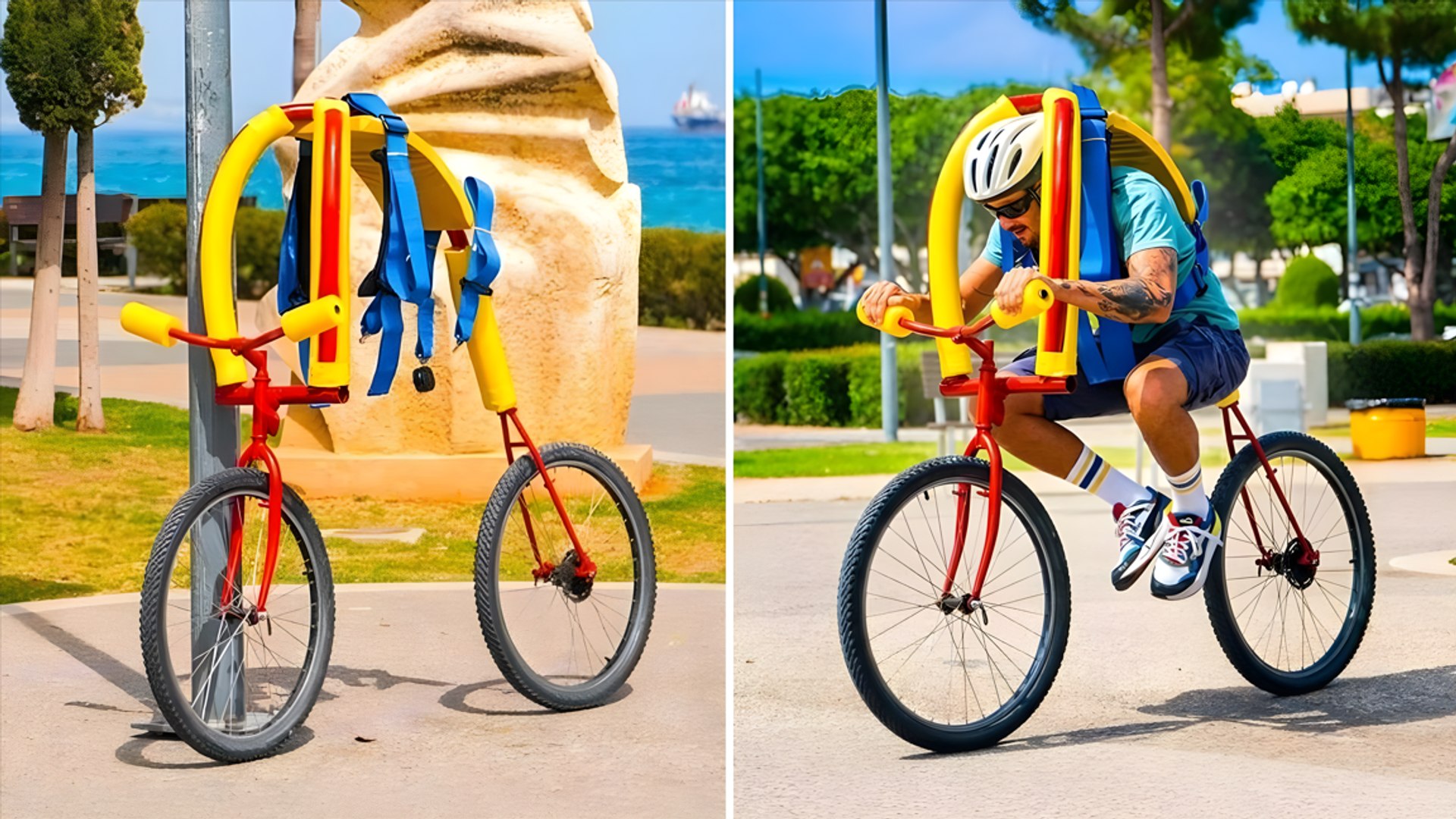 Build a custom standing bicycle for ultimate bike customization