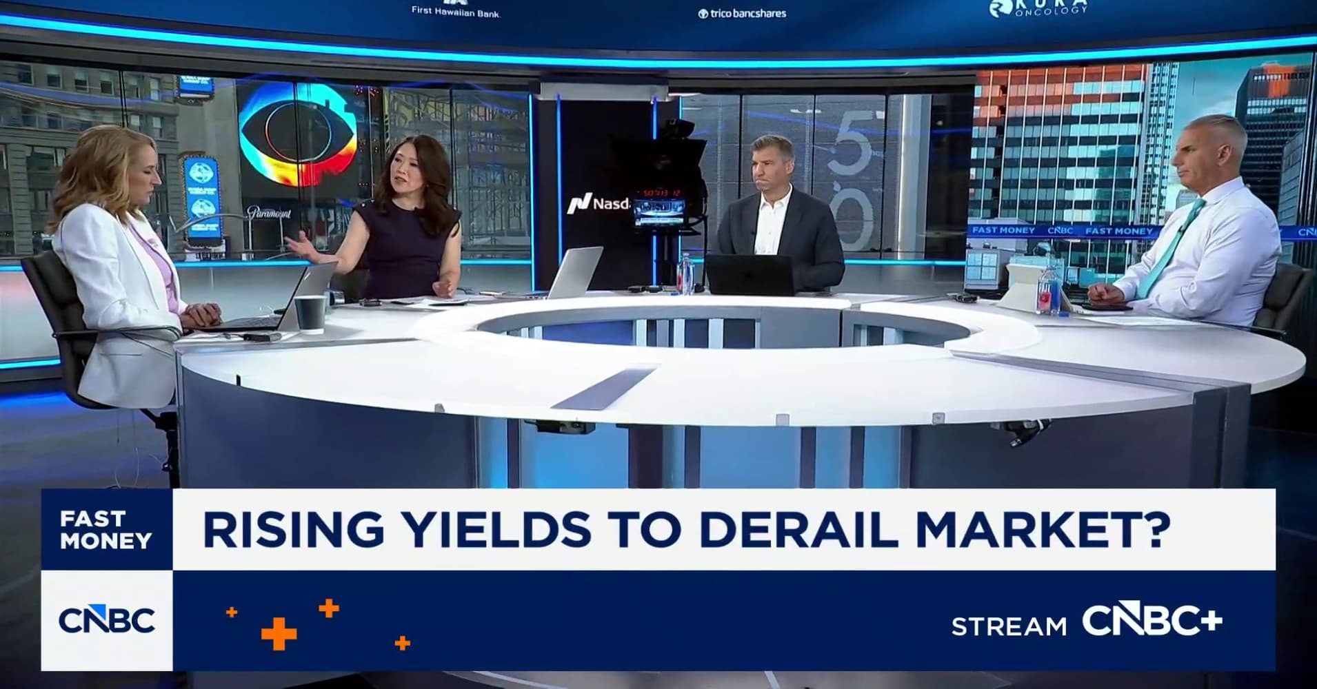 'Fast Money' traders talk the impact of rising yields on stocks
