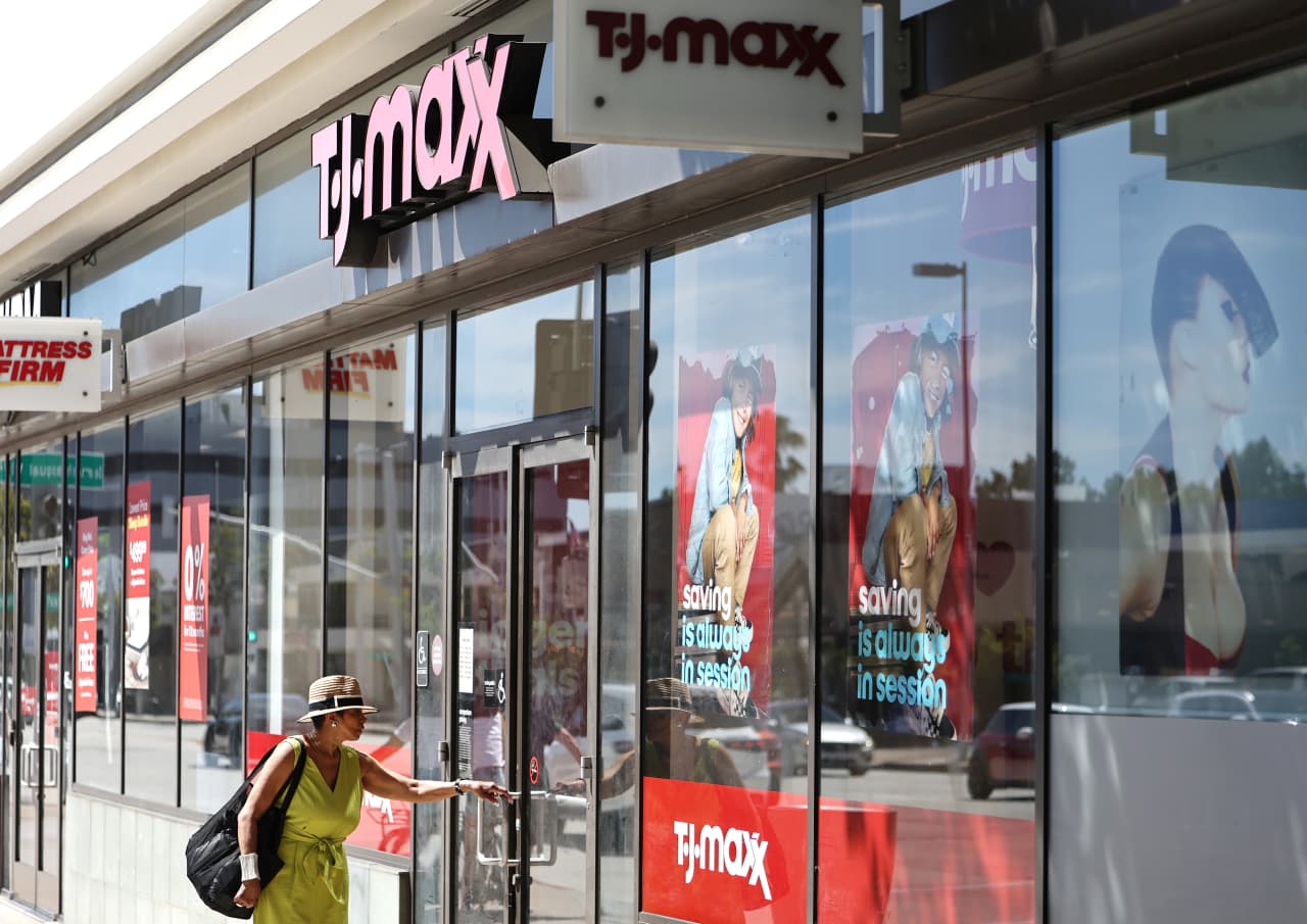 TJX stock falls as earnings show consumer pullback