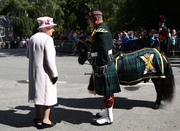 King Charles arrives at Balmoral and is greeted by pony with a funny ...