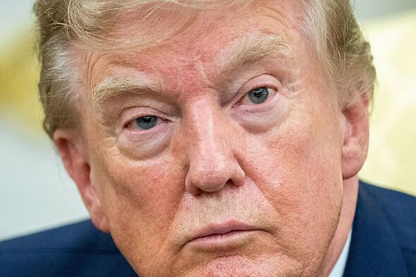 Trump health fears soar as 'contraption' spotted in his rear end ...