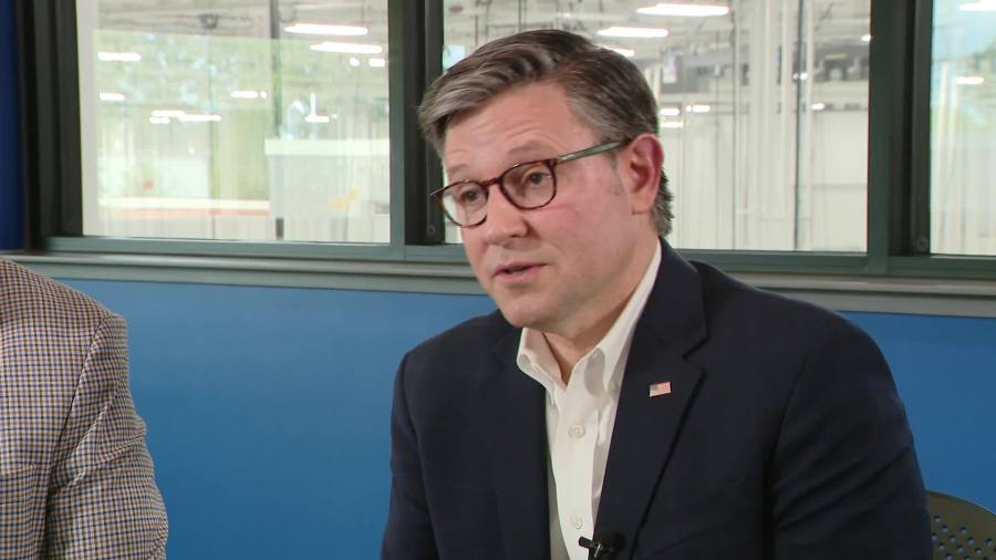 House Speaker Mike Johnson visits West Michigan