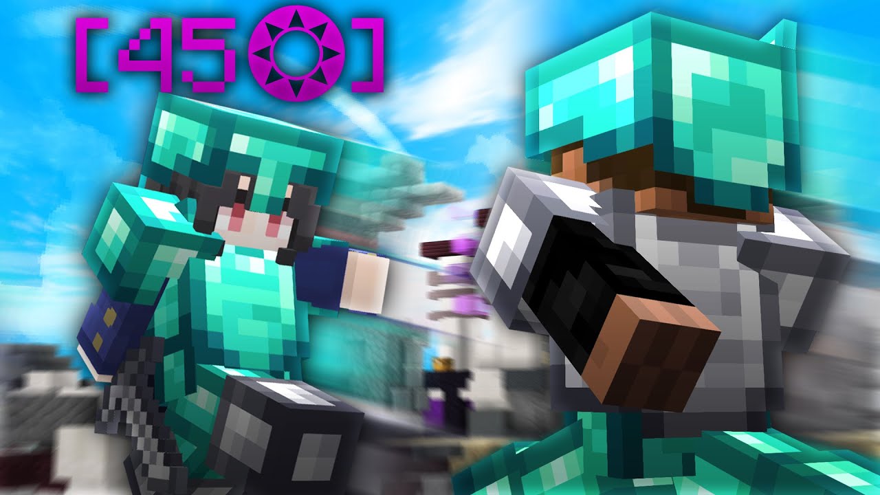 Destroying a 45🌟 (sweating skywars until I lose)