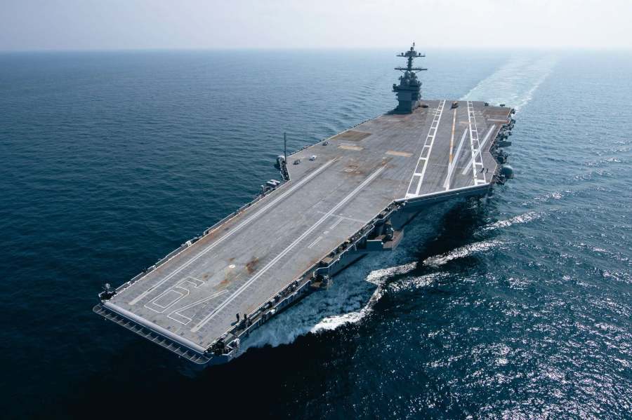 Sailor charged with murder onboard future Kennedy aircraft carrier