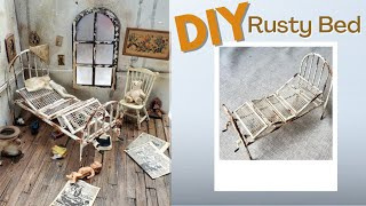 Building a realistic abandoned hospital bed diorama