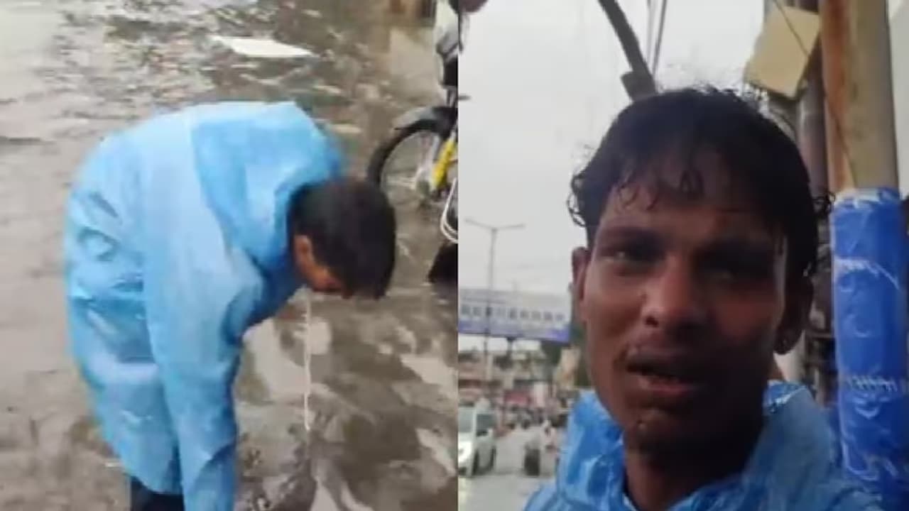 Delivery boy breaks down after ₹45,000 phone falls into floodwater ...