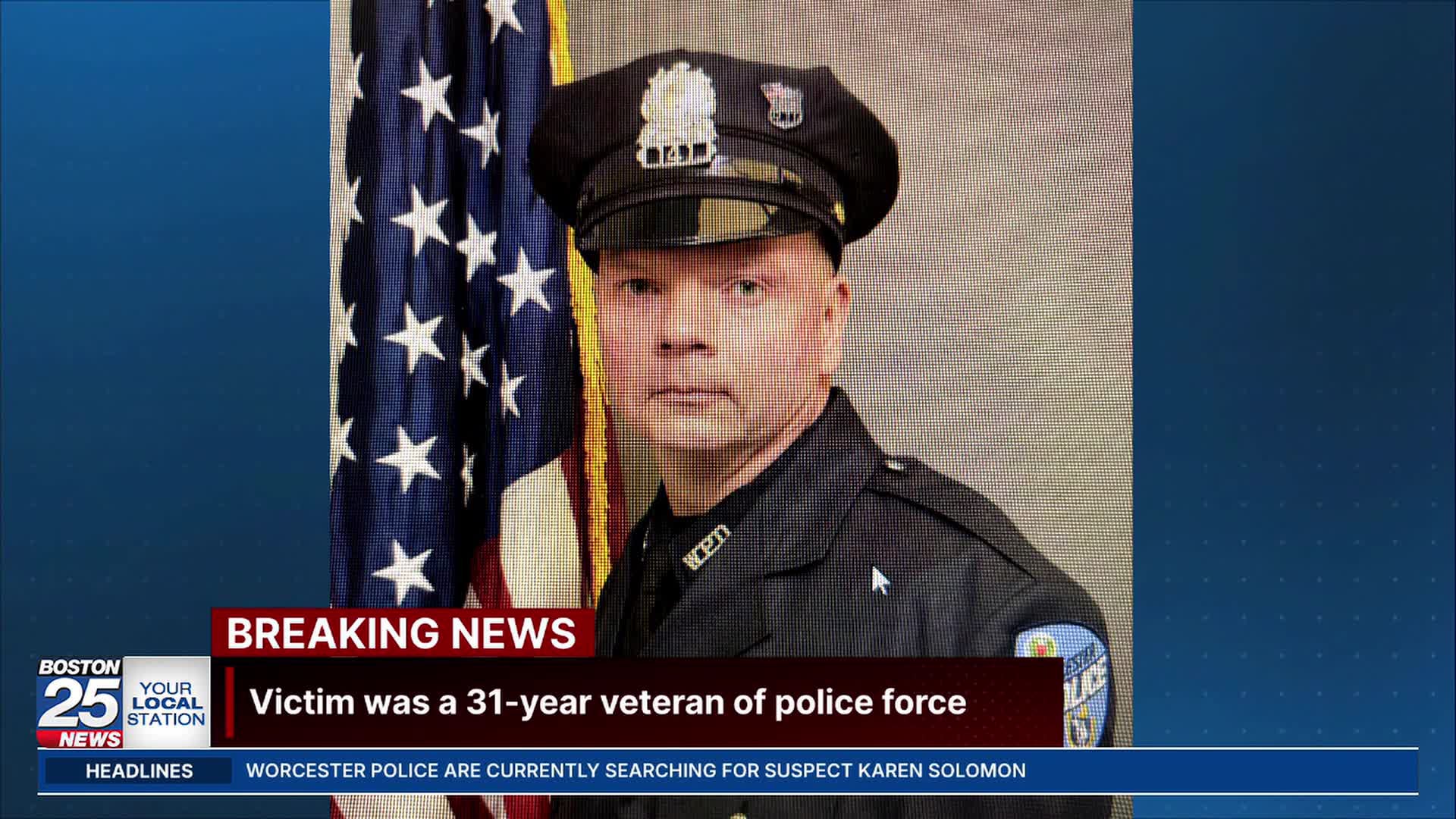 Worcester police union IDs veteran officer killed as search for 'possibly armed' woman continues