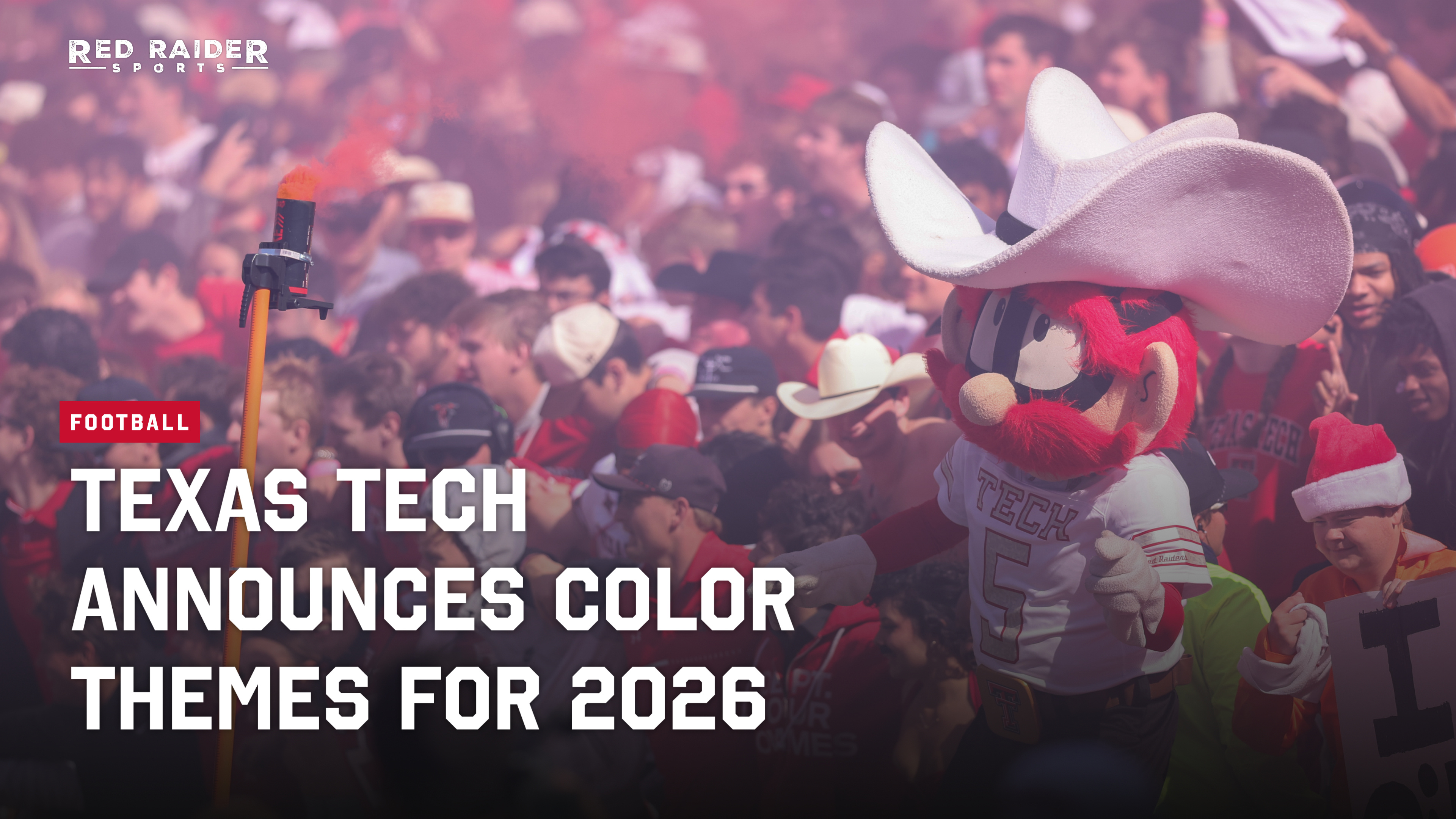 Texas Tech reveals stadium color themes for 2026 football season