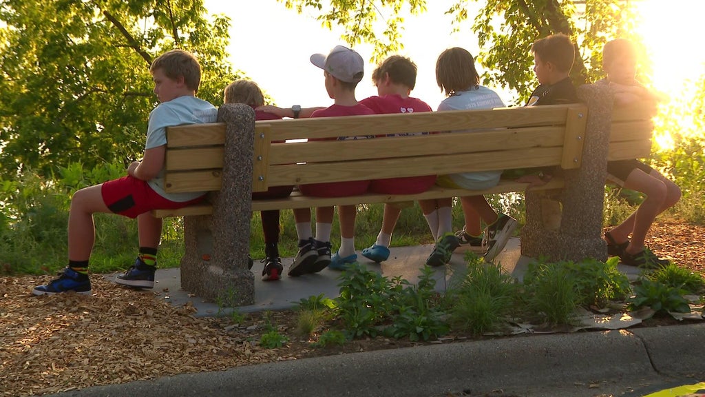 Nearly 1 year after Annunciation shooting, Fletcher Merkel memorialized with lakeside fishing bench
