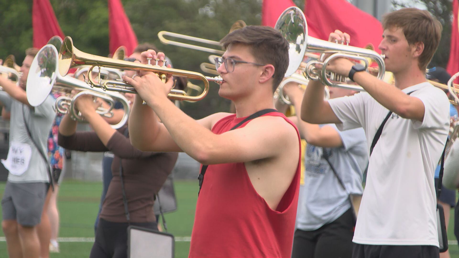 UNL's Cornhusker Marching Band drilled into shape ahead of fall season