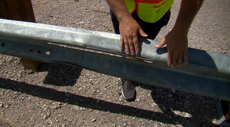A dead day: Man travels to Nevada to point out improperly installed guardrails