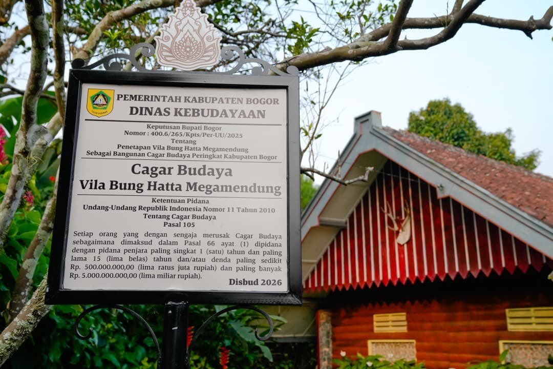 Vila Bung Hatta di Megamendung, Kabupaten Bogor, Jawa Barat (X/Fadli Zon)