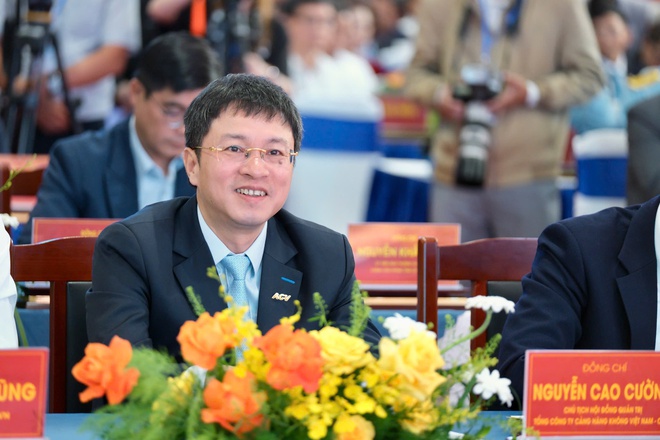 Ông Nguyễn Cao Cường - Chủ tịch HĐQT ACV, khẳng định việc sân bay Liên Khương hoạt động trở lại sẽ mở thêm “cánh cửa kết nối” cho Lâm Đồng và cả vùng Tây Nguyên - Ảnh: CÔNG TRUNG