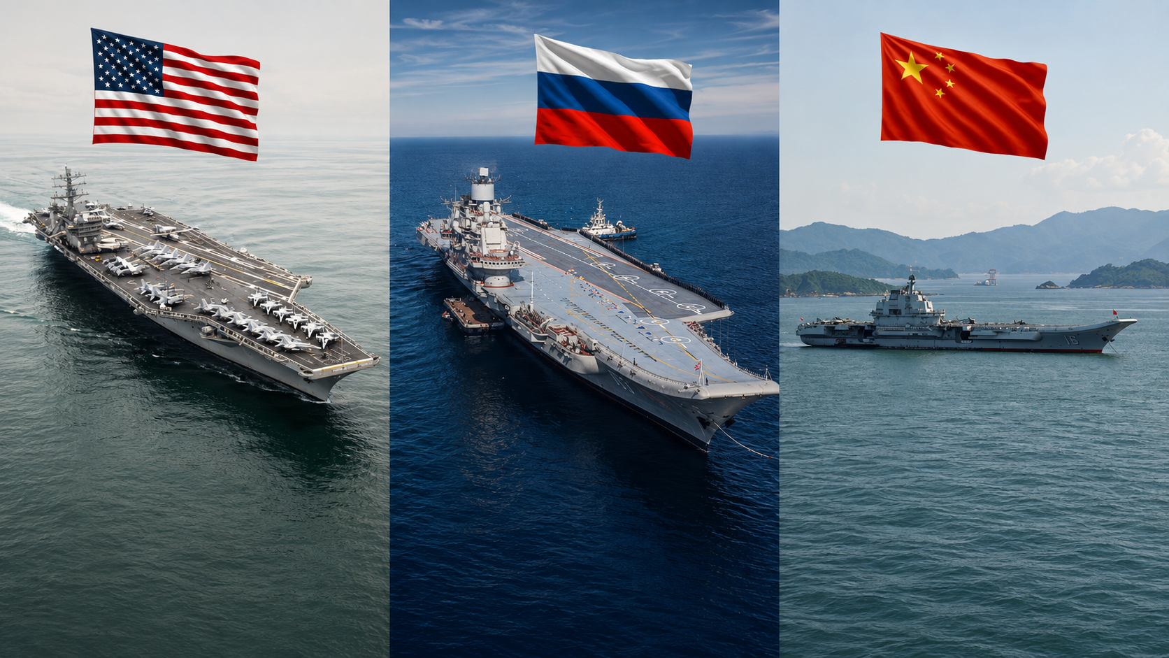 USA vs China vs Russia... The aircraft carrier showdown isn’t even ...