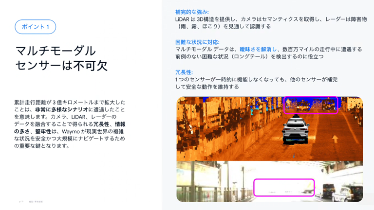 「Waymo」の自動運転技術のカギは“検証のループ”、ソフトウェア担当がそのしくみを解説